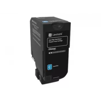 Toner Lexmark RETURN-Tonerkartusche Cyan 74C2HC0 3000 Seiten