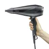 Haartrockner SEVERIN HT0167 Schwarz/Silber, 1600 W, kompaktes faltbares Design