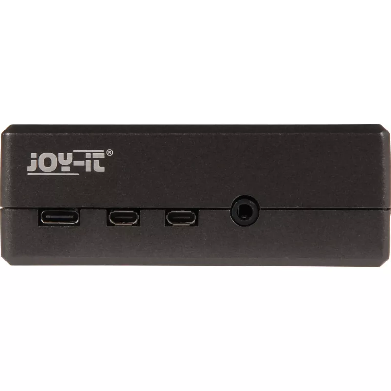 Aluminiumgehäuse für Raspberry Pi 4 B (schwarz (matt))
