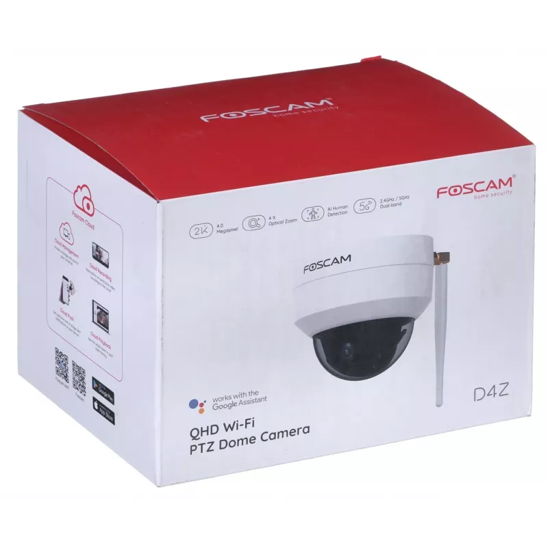 Foscam D4Z Bulb IP-Überwachungskamera Innen & Außen 2304 x 1536 Pixel Decke