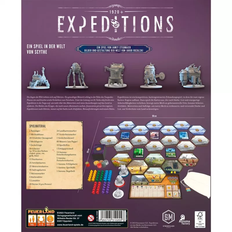 Expeditions, Brettspiel