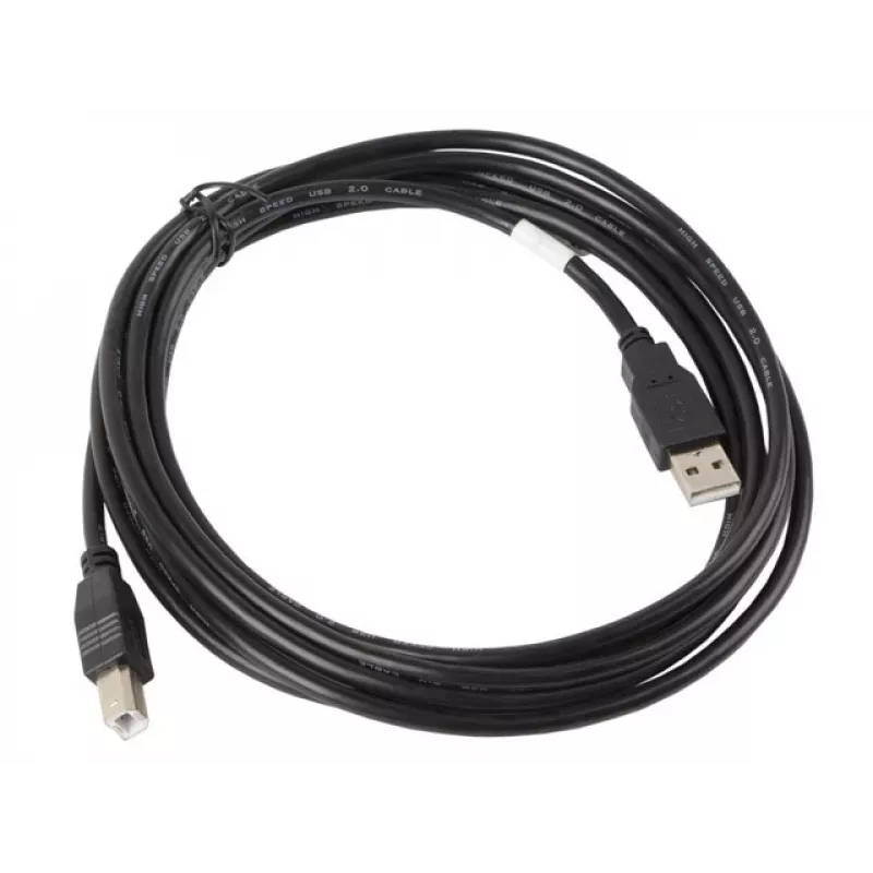 Lanberg CA-USBA-10CC-0030-BK USB-Kabel 3 m USB 2.0 USB B Schwarz (CA-USBA-10CC-0030-BK)