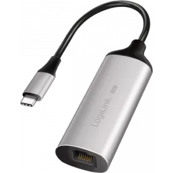 USB-C auf RJ45 Gigabit Ethernet Adapter LOGILINK UA0456 — USB 3.2 Gen 1 (5 Gbit/s) Stecker auf RJ45 Buchse