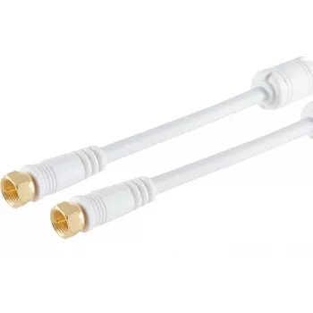 Koaxiales Satellitenverbindungskabel ShiverPeaks 80302 F-Stecker auf F-Stecker 1,5 m