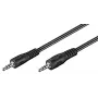 Wentronic Goobay 3,5mm-Klinken-Verbindungskabel, Schwarz, 2,5 m - Klinke 3,5 mm-Stecker (3-polig, Stereo) > Klinke 3,5 mm-Stecker (3-polig, Stereo) (50449)