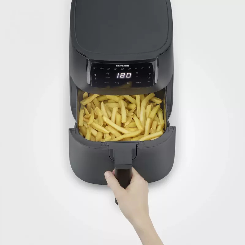 Heißluftfritteuse SEVERIN FR 2461 — 4 L Kapazität, Schwarz