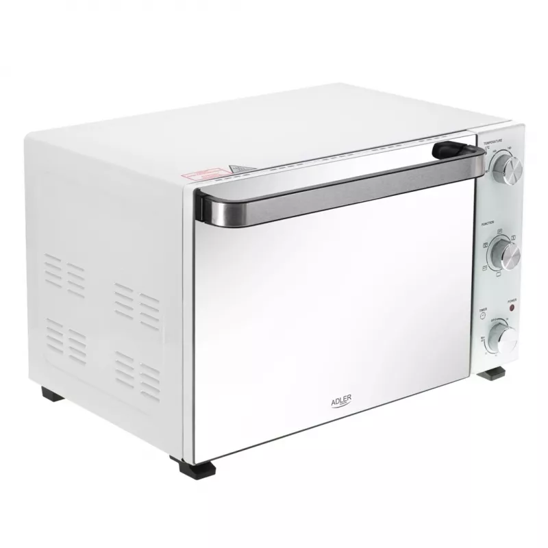 Elektrisches Tischbackofen Adler AD 6027, 48 L Kapazität, 1800 W, weiß