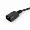 Gembird EG-PSU3-01 Stromverlängerung 0,6 m 3 AC-Ausgänge Innenbereich Schwarz