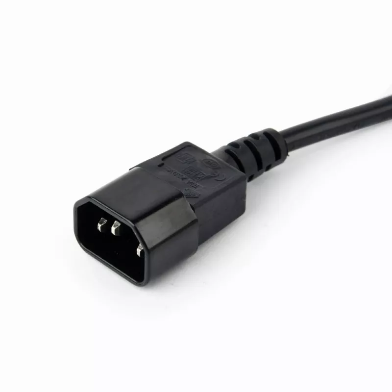 Gembird EG-PSU3-01 Stromverlängerung 0,6 m 3 AC-Ausgänge Innenbereich Schwarz