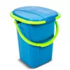 GreenBlue GB320BL Tragbare Reise-Toilette Eimer Sitz Camping Festival Griff Deckel Robust Stabil 19L