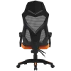 Gaming-Stuhl CANYON Wave MCH02 — Mesh-Rückenlehne, ergonomisches Design, schwarz/orange