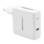 Qoltec GaN Charger FAST 108W | 5-20V | 3-4.7A | USB C | Weiß