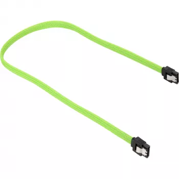 SATA-Kabel Sharkoon SATA 3 0,3 m 7-polig Schwarz Grün