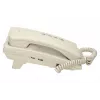 Analogtelefon Panasonic KX-TS500PDW — 16 Tasten, weiß, Tisch-/Wandmontage, 100 Einträge Telefonbuch