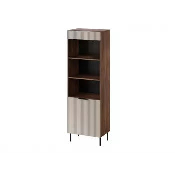 Cama 3 ALMERA Regal 60x42x185 Walnuss/Kaschmir