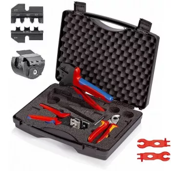 Knipex 97 91 04 V02 Photovoltaik-MC4-Steckverbinder-Werkzeugkoffer