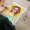 Ravensburger Malset CreArt ART Collection Canvas Edition — Lady in Pink (PopArt)