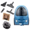 Beutelloser Staubsauger ZELMER ZVC032P Blau 1200 W, kompaktes Kanisterdesign