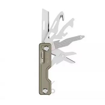 NexTool NE20100 10-in-1 Multitool-Messer, khaki