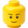 Room Copenhagen LEGO Aufbewahrungskopf „Boy“ mini – Aufbewahrungsbox für kleine Steine und Spielzeug