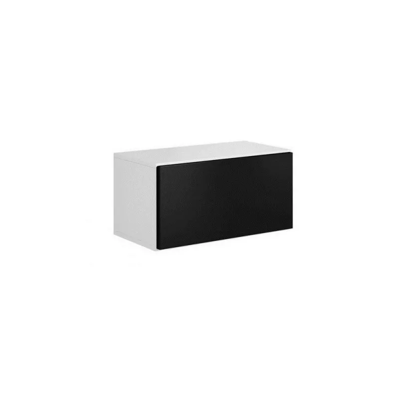 Cama geschlossener Aufbewahrungsschrank ROCO RO3 75/37/39 weiß/weiß/schwarz