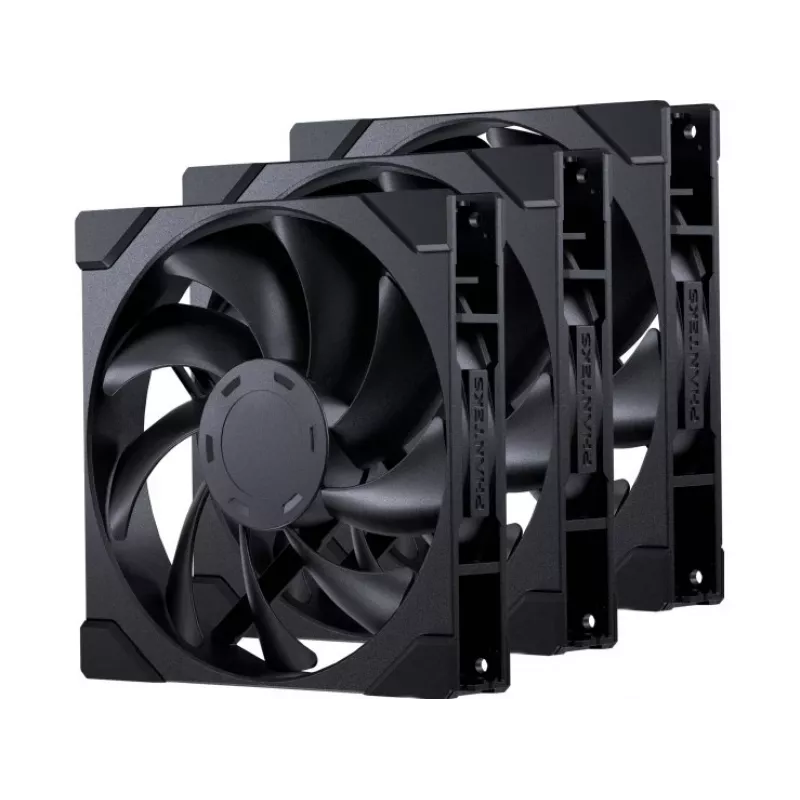 Phanteks M25 Gen2 140mm PWM Gehäuselüfter - 3er-Pack, Schwarz