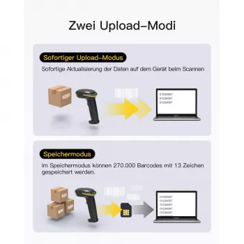 Inateck Barcodescanner 35 schwarz [BCST-35_black]
