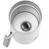 Automatischer Milchaufschäumer Adler AD 4494 Metallic White — 130 ml Schaum, 300 ml Erwärmung, 500 W