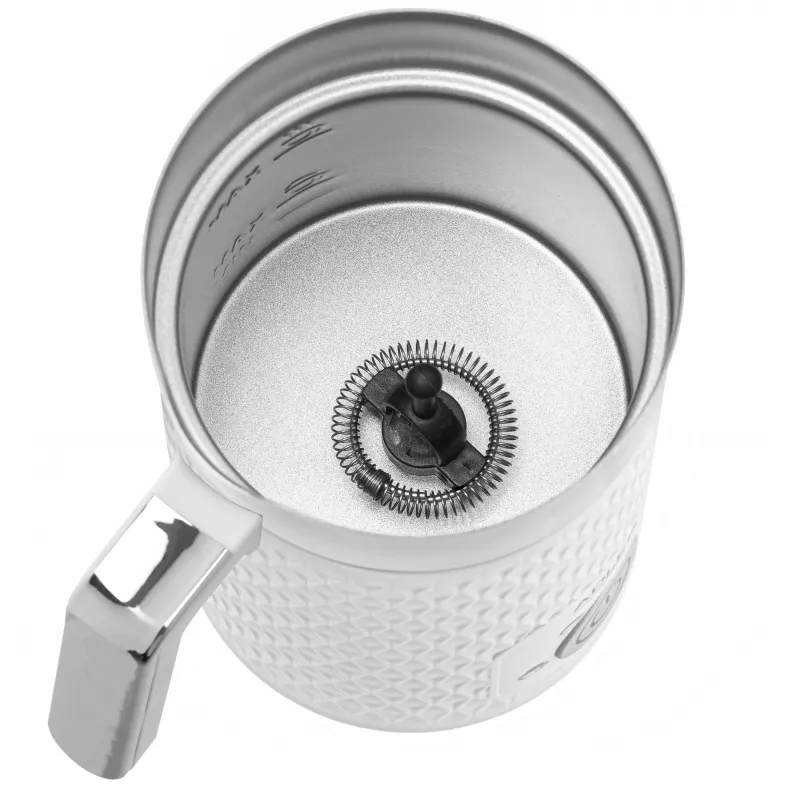 Automatischer Milchaufschäumer Adler AD 4494 Metallic White — 130 ml Schaum, 300 ml Erwärmung, 500 W