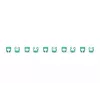 DIGITUS - Kabelclips mit Farbcodierung - für Patch-Kabel - grün (Packung mit 100) (A-CC-G)