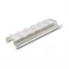 Keystone-Halter, 12-Port, neigbar, für 10-Zoll- und 19-Zoll-Rack-/Wandmontage, DELOCK 67040, Metall/Kunststoff, Silber, 77 × 222 × 27 mm