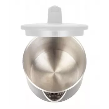 Wasserkocher MPM 1,7 L 2200 W Edelstahlgehäuse, Tasten, einstellbarer Thermostat, Sicherheitsverriegelung