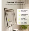 Feste TV-Wandhalterung WENTRONIC Goobay Ultraslim 70822 XL Schwarz für Flachbildschirme