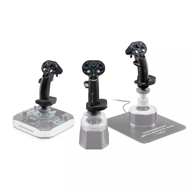 Flightstick-Add-On-Griff Thrustmaster Sol-R 3 AVA, Schwarz, USB Type-C, analog/digital, PC, 75×115×200 mm