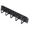 Patchfeld ROLINE 19-Zoll 2HE, Kabelkanal 85x60mm, Stahlgehäuse, Schwarz