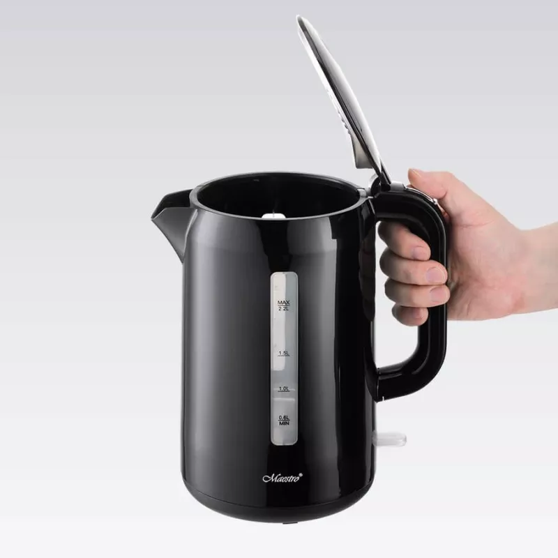 Maestro MR-022 Wasserkocher 2,2 L 2200 W (MR-022-BLACK) Schwarz