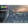 Plastikmodellbausatz REVELL Arado AR-240 Maßstab 1:72 — Flugzeugmontagemodell