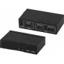 HDMI Switch ShiverPeaks 2 x HDMI 1.4 3840 x 2160 Schwarz Metall