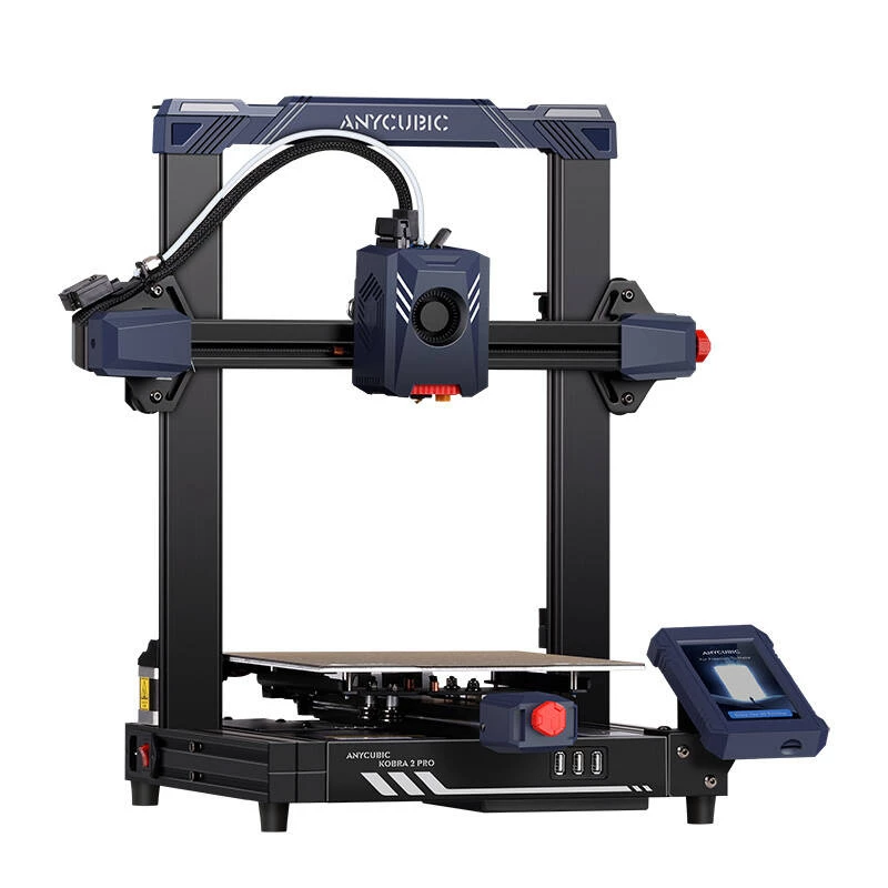 3D-Drucker AnyCubic Kobra 2 Pro K2RC0BK-Y-O mit dualer Z-Achse und automatischer Bettnivellierung