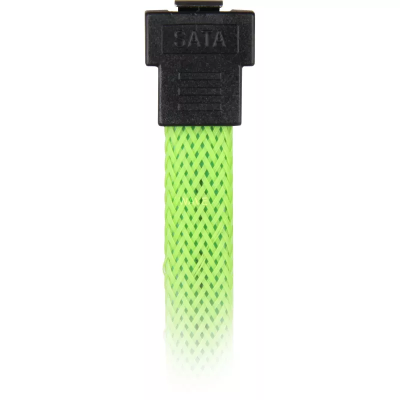 SATA-Kabel Sharkoon SATA 3 0,6 m 7-polig Schwarz Grün