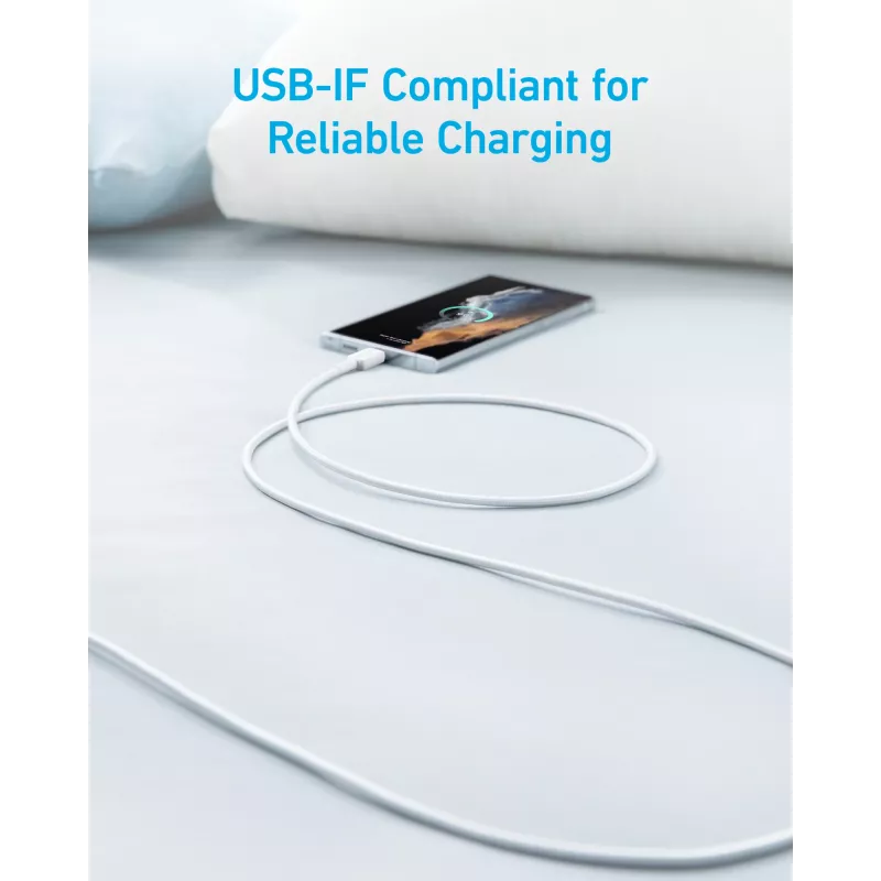 USB-Kabel Anker 322 1,8 m USB A USB C Weiß