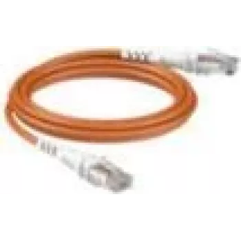 Patchsee ThePATCHCORD RJ45 Patchkabel Kat. 6A, U/UTP, extra-dünn, orange, 0,15 m (TPC-OR-U/0.5)