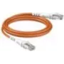 Patchsee ThePATCHCORD RJ45 Patchkabel Kat. 6A, U/UTP, extra-dünn, orange, 0,15 m (TPC-OR-U/0.5)