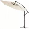 Gartenschirm Extralink L-0713 3 m Durchmesser, beiges Dach, Modell BLACK FOREST