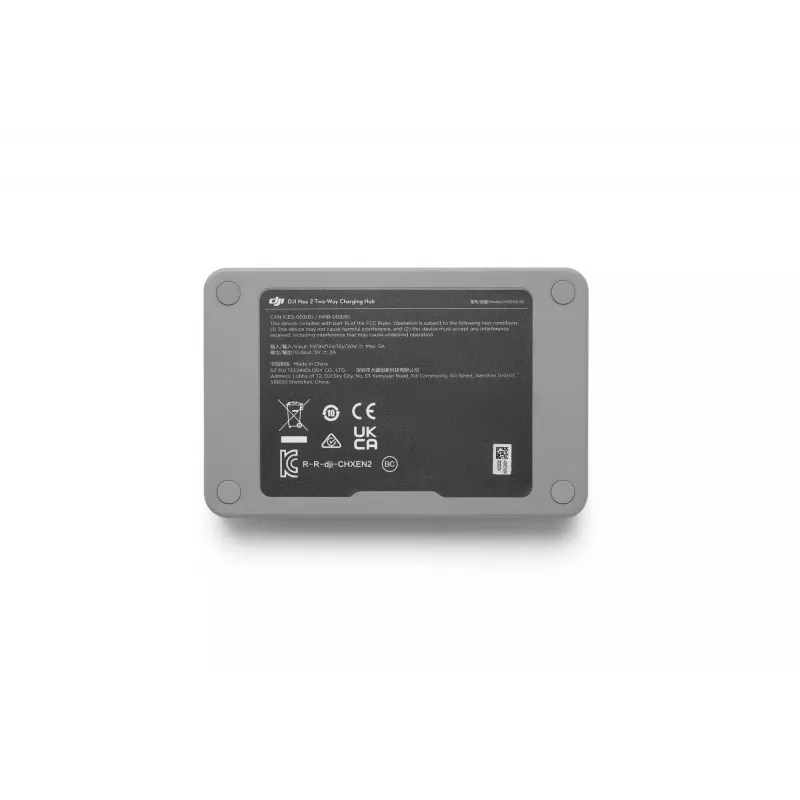 Battery charging hub DJI CP.FP.00000274.01 — kompatibel mit DJI-Akkus, grau, 5–20 V Eingang, 5 V Ausgang 2 A