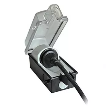 Steckdose Bachmann 924.349 Schwarz Transparent