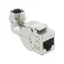 Keystone RJ45 Modul DELOCK 90374 Cat.6A 90° werkzeugfrei