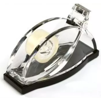 Tape Dispenser WEDO 60 9001 Acrylic Schwarz Transparent