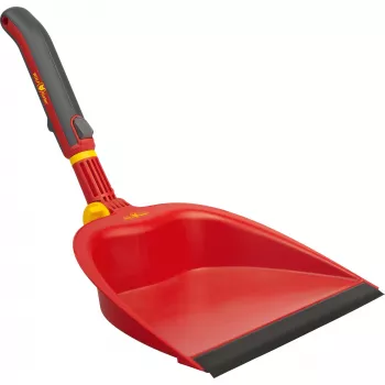 Kehrschaufel WOLF-Garten BK-M 25 cm rot/grau — Outdoor-Gartenkehrschaufel, kompakt 25 cm breit