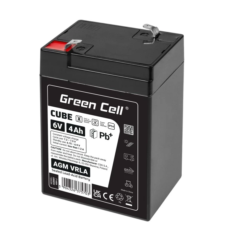 Batterie AGM VRLA 6V 4Ah IP54